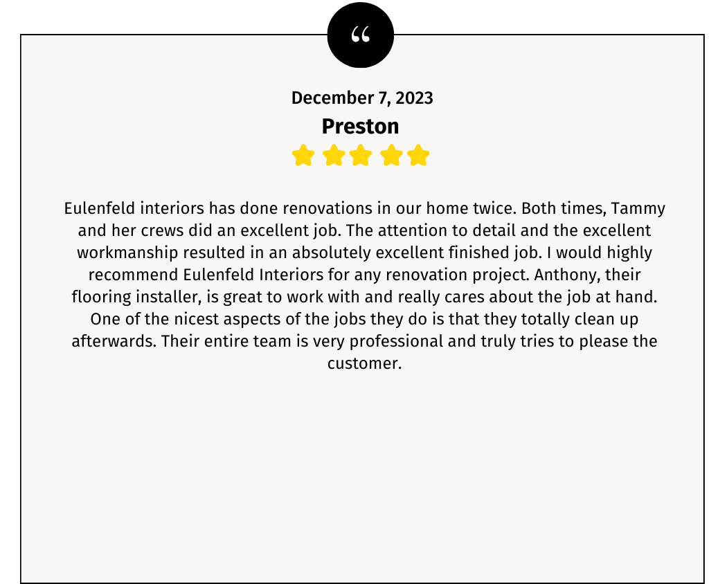 Eulenfeld Reviews - Preston