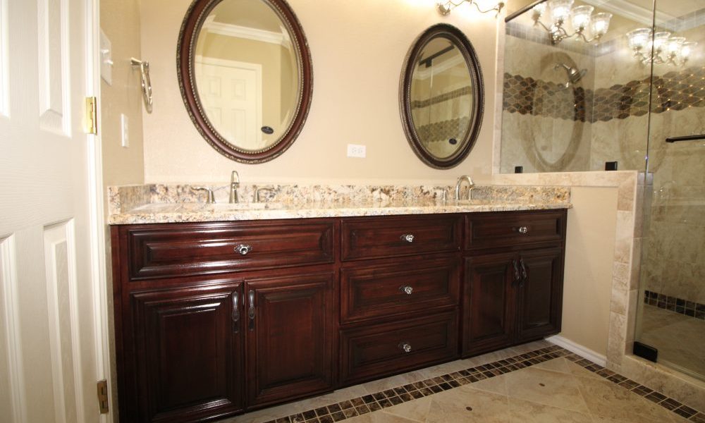 remodeled bathroom vanity